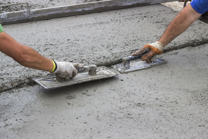 Winter Concrete Installation