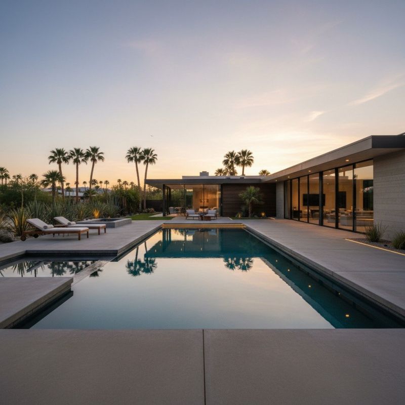 Poolside Concrete Installation